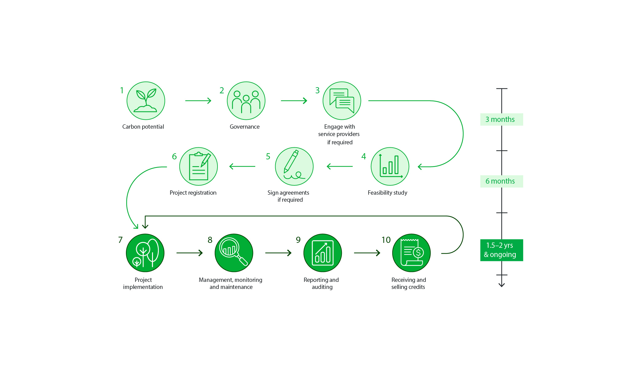 Carbon project steps