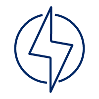 Pictogram of energy symbol