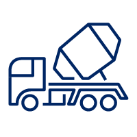 cement truck pictogram