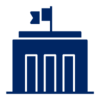 Pictogram representing government building